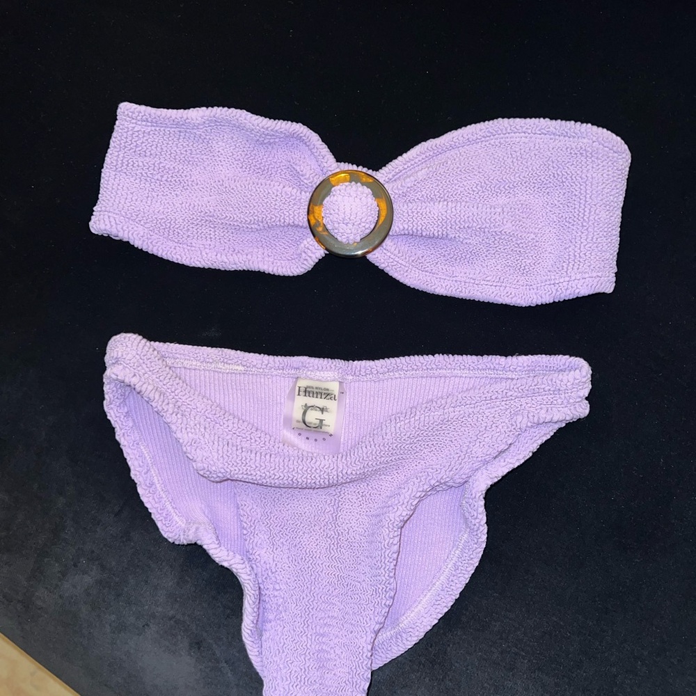 Hunza G Lilac Bikini Set